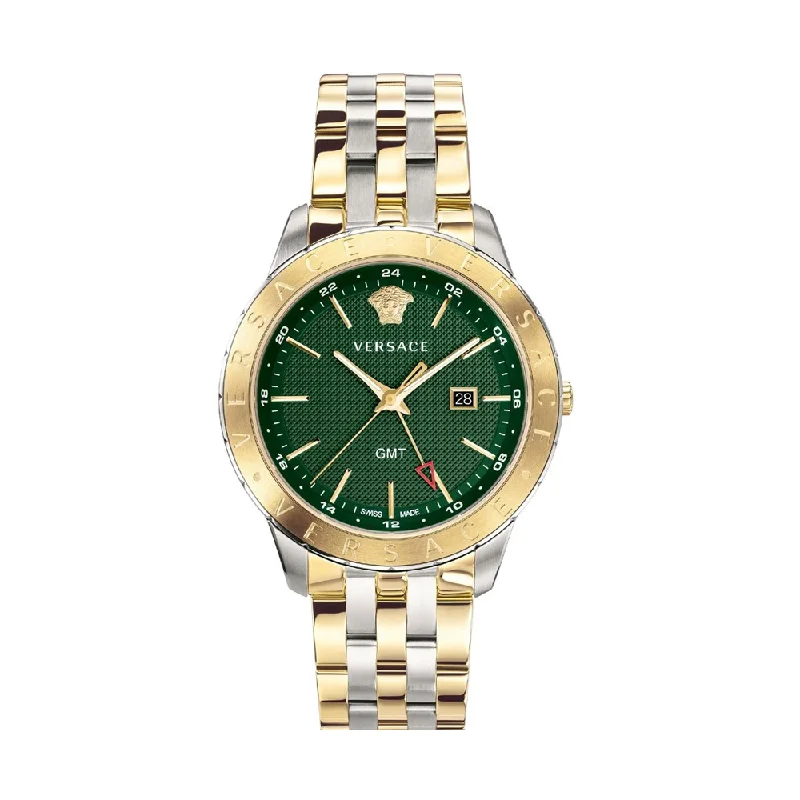 women's watches with unique floral designs -Versace VEBK00718 UNIVERS Green Dial Watch For Men